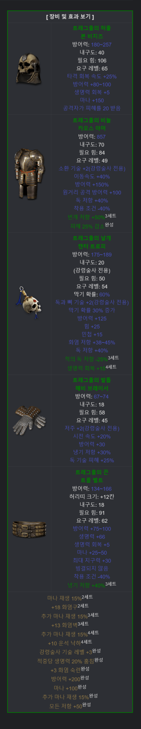 트래그울세트벨트.png 밀리 캐릭터에게 유용한 \'빙결방지\' 아이템들