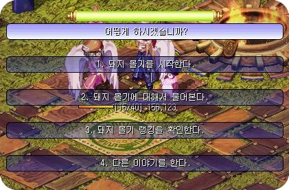 [미니게임]돼지몰기 게임!