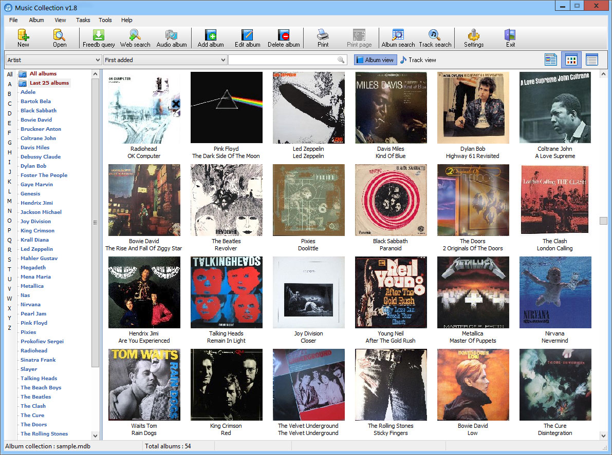 Screenshot for: Music Collection 3.2