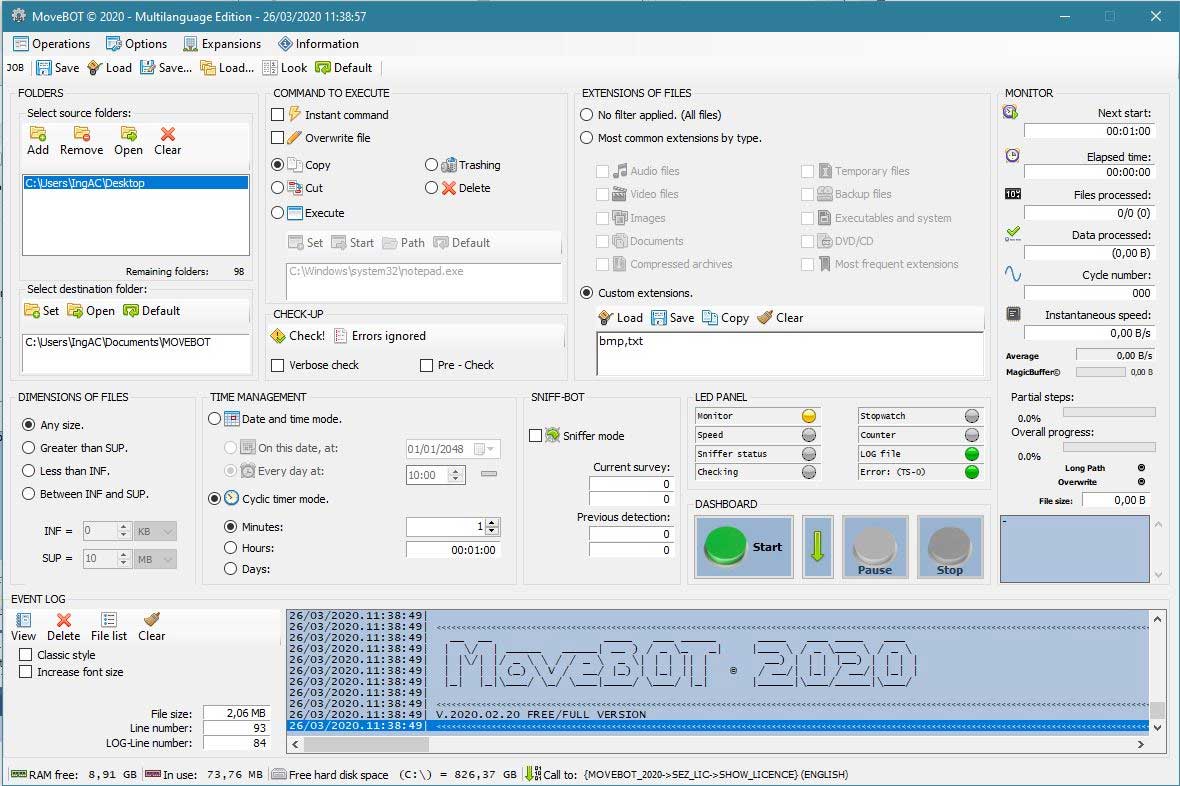 Screenshot for: MoveBOT 2020.04.03