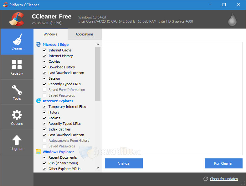 Screenshot for: CCleaner Slim (No Toolbar) 5.65.7632