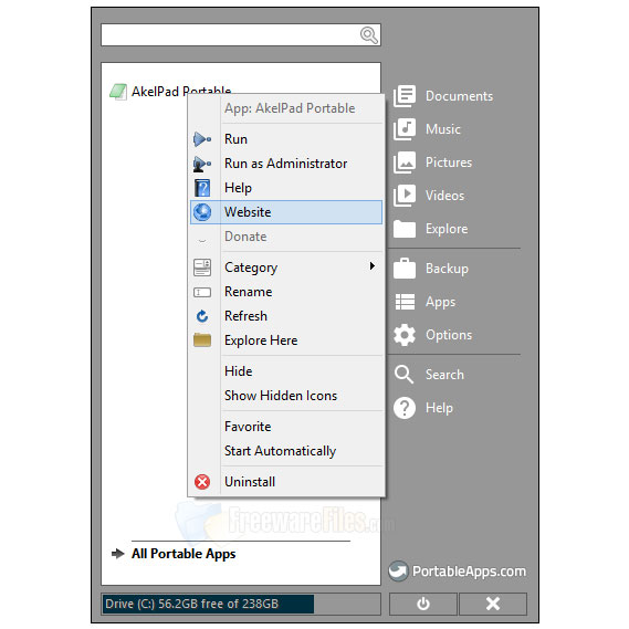 Screenshot for: PortableApps Platform 16.1.1