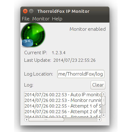 Screenshot for: ThorroldFox IP Monitor 2.4.6