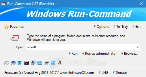 Screenshot for: Run-Command 3.51