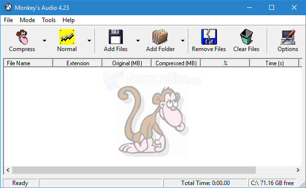 Screenshot for: Monkeys Audio 5.21