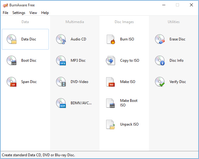Screenshot for: BurnAware Free v13.1