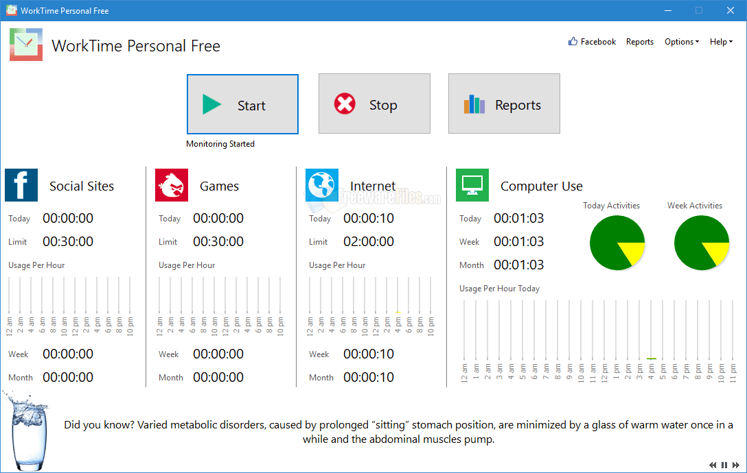 Screenshot for: WorkTime Personal Free 10.13.0.4774