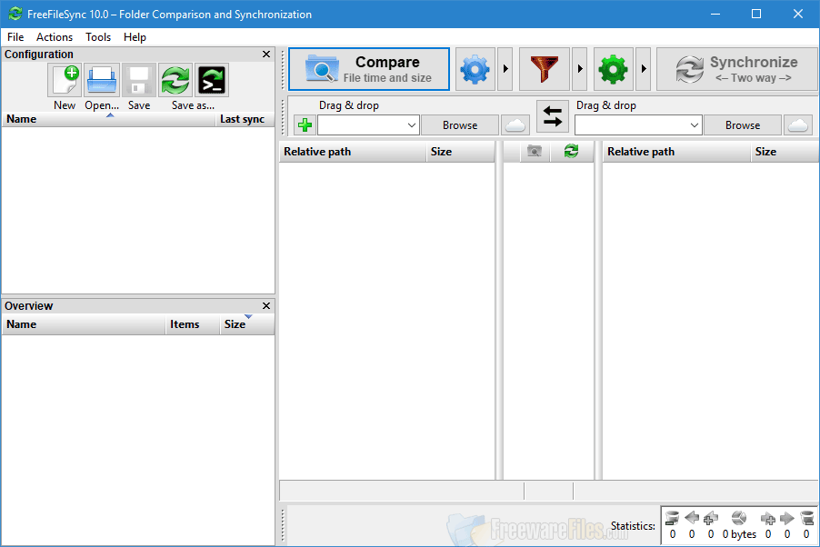 Screenshot for: FreeFileSync 10.22