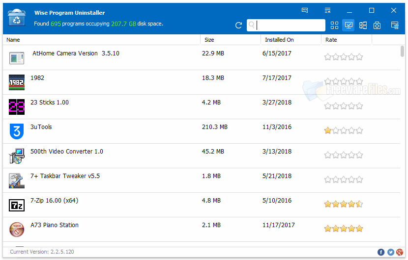 Screenshot for: Wise Program Uninstaller 2.37.141