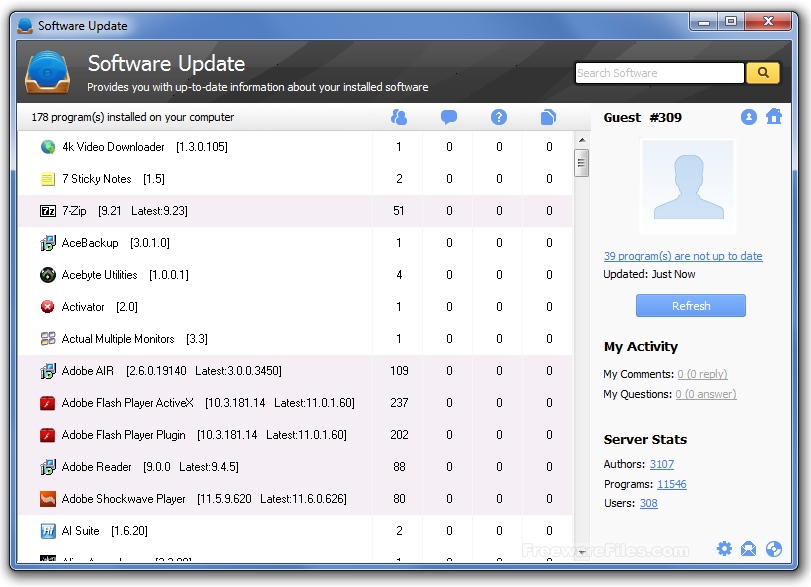 Screenshot for: Glary Software Update 5.51.0.50