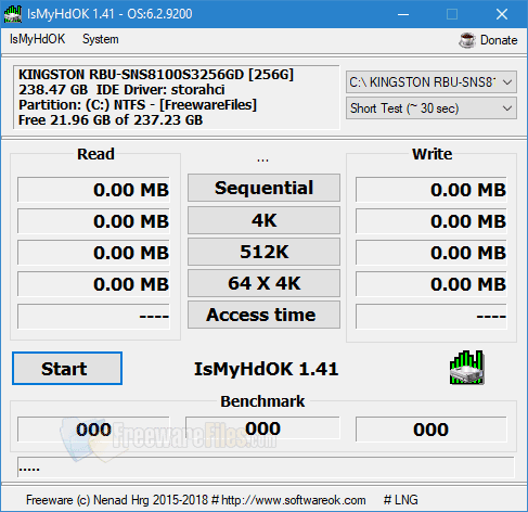 Screenshot for: IsMyHdOK 2.11