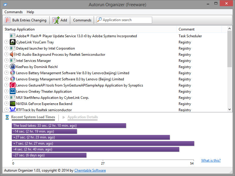 Screenshot for: Autorun Organizer 4.30