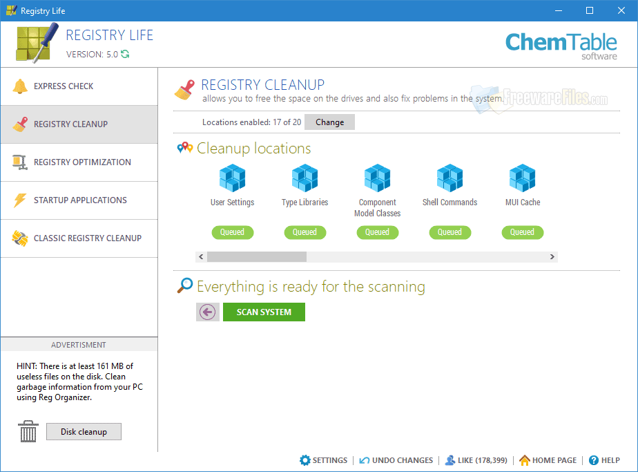 Screenshot for: Registry Life 5.15