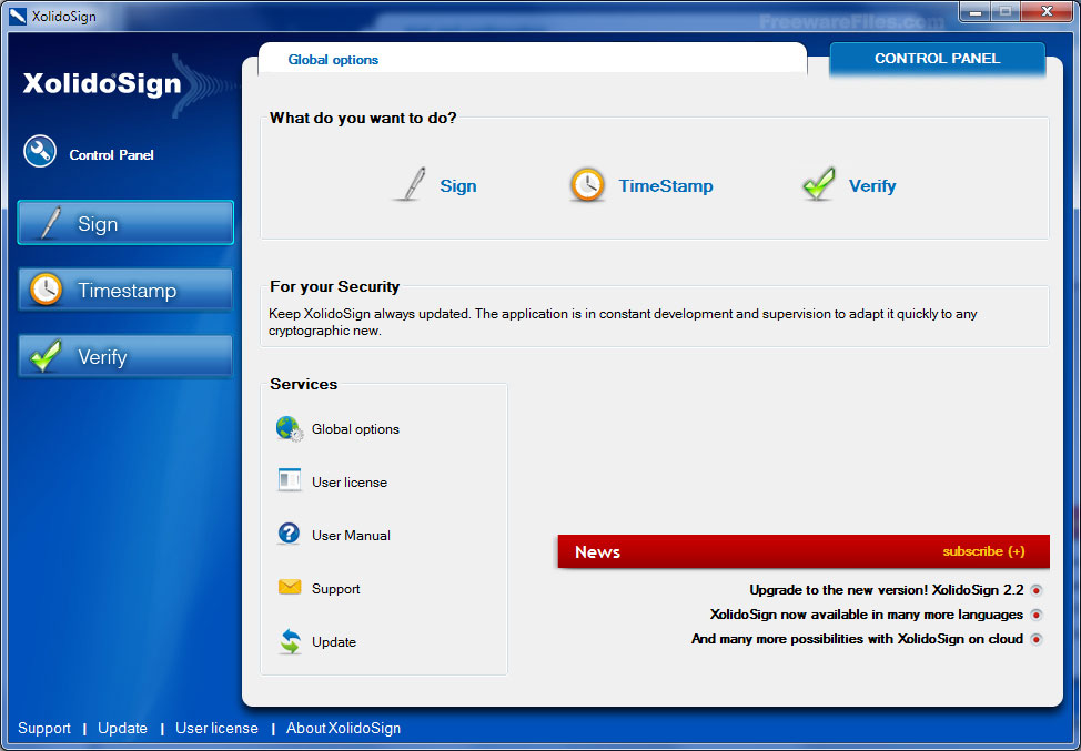 Screenshot for: XolidoSign 2.2.1.43