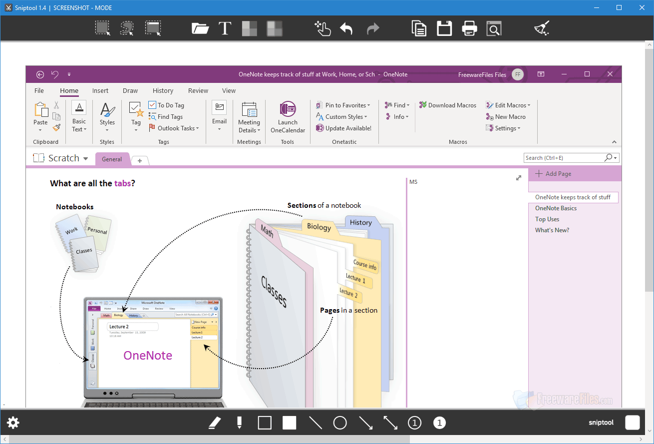 Screenshot for: Sniptool v1.7