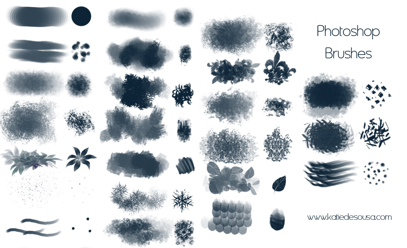 23 Brushes for Photoshop by katiedesousa