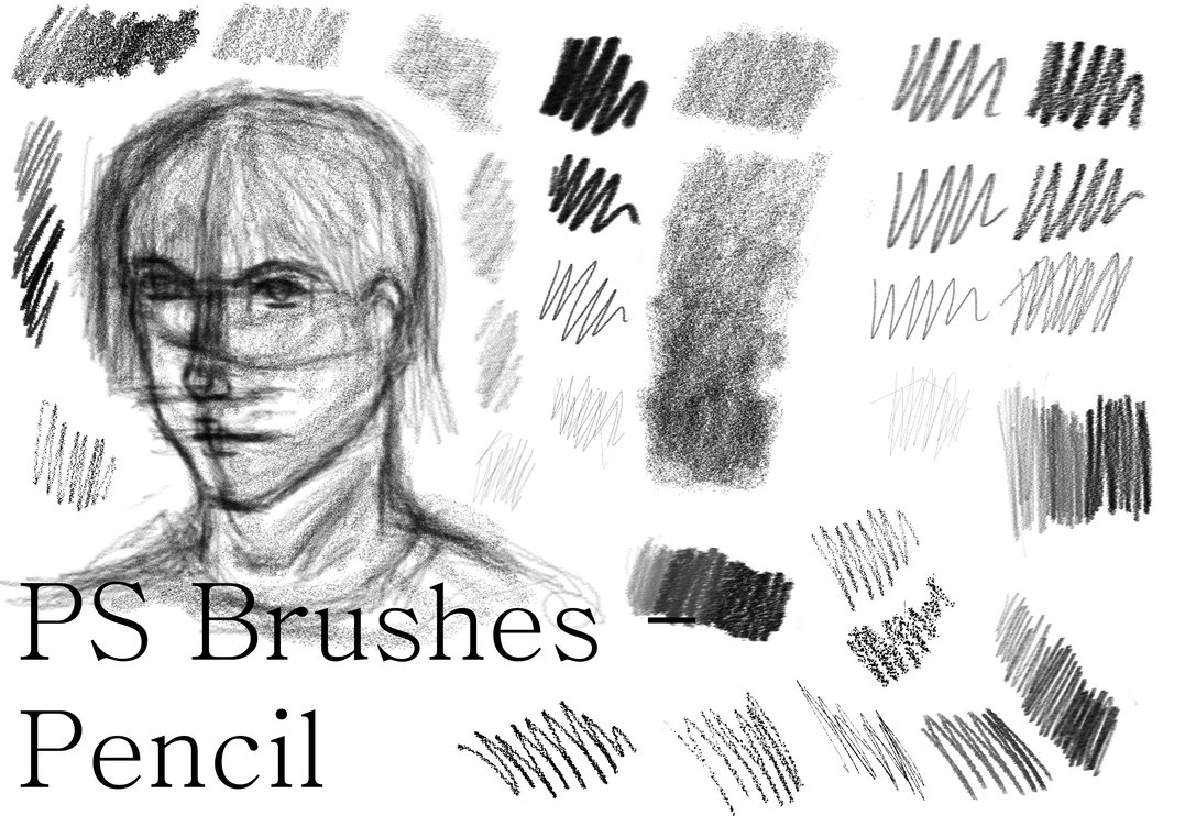 PS Brushes - Pencil -  Edit by Dark-Zeblock